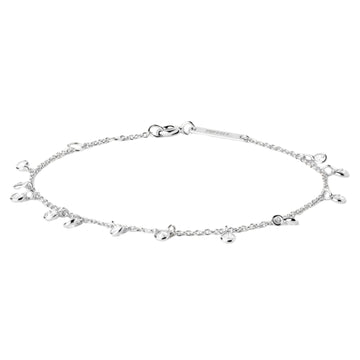 Βραχιόλι Pdpaola PU02-610-U Essentials Bliss Silver ασήμένιο με κρεμαστά με ζιργκόν.
